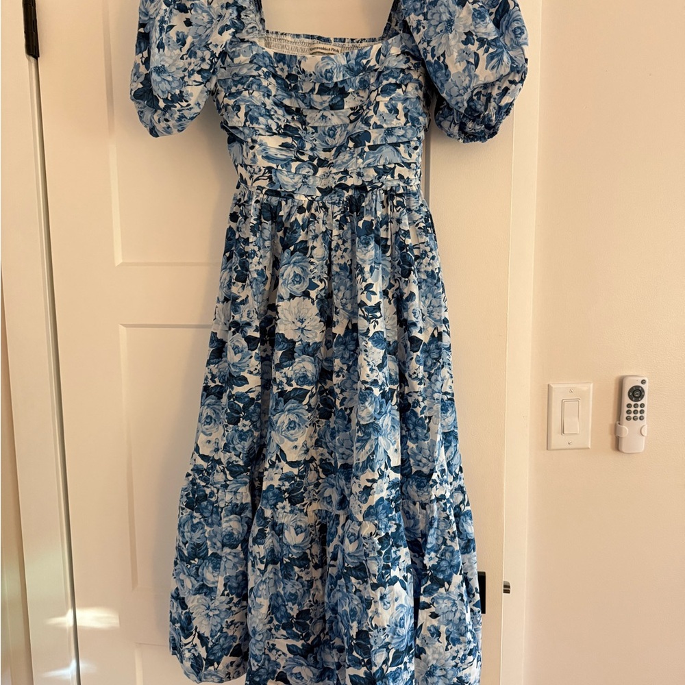 Abercrombie & Fitch Blue and White Floral Dress